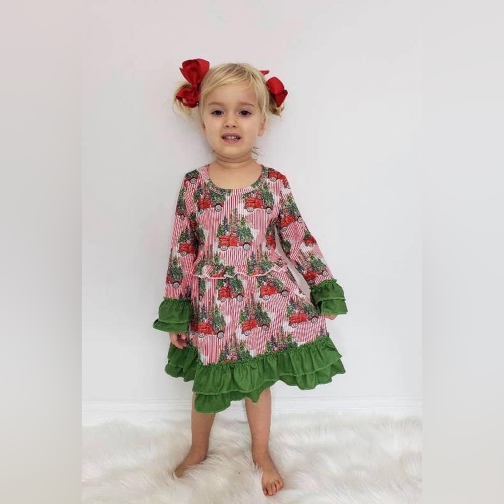 Christmas truck dress